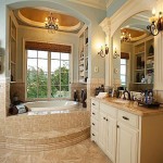 spacious master bathroom custom vanity